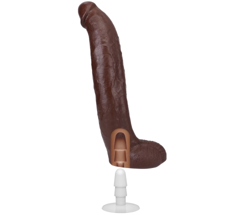 Brickzilla - Realistic ULTRASKYN Dildo - 13 / 33 cm - Chocolate