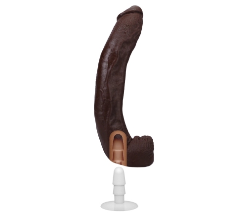 Dredd - Realistic ULTRASKYN Dildo - 13.5 / 34 cm - Chocolate