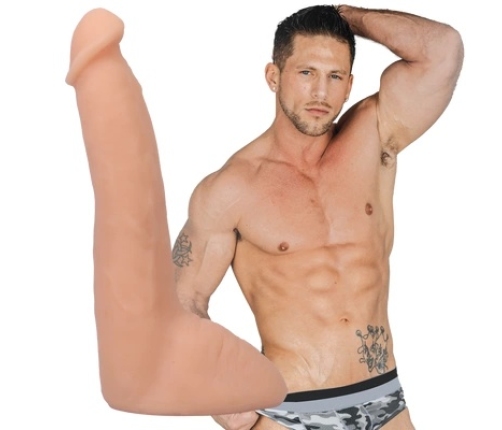 Roman Todd - Realistic ULTRASKYN Dildo - 8 / 20 cm - Vanilla