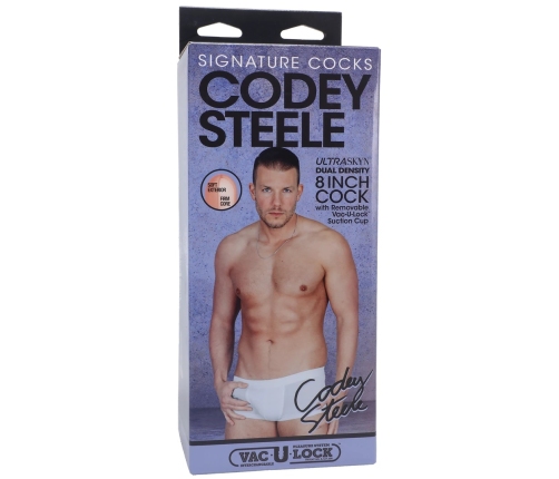 Codey Steele - Realistic ULTRASKYN Dildo - 8 / 20 cm - Vanilla