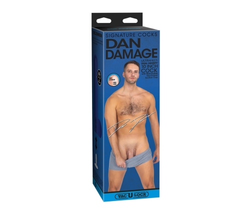 Dan Damage - Realistic ULTRASKYN Dildo - 10 / 25 cm - Vanilla