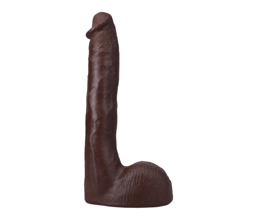 Pressure - Realistic ULTRASKYN Dildo - 10 / 25 cm - Chocolate