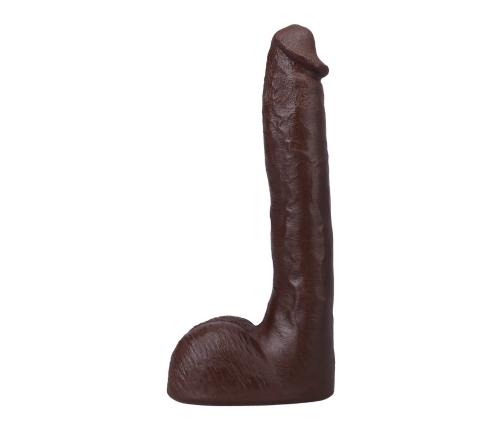 Pressure - Realistic ULTRASKYN Dildo - 10 / 25 cm - Chocolate