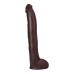 Hollywood Cash - Realistic ULTRASKYN Dildo - 11 / 29 cm - Chocolate