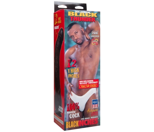 Black Thunder - Realistic Dildo - 12 / 30 cm