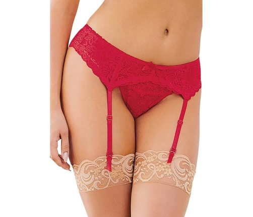 Lace Garter Belt Diamond - Black