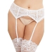 Lace Garter Belt Diamond - Black