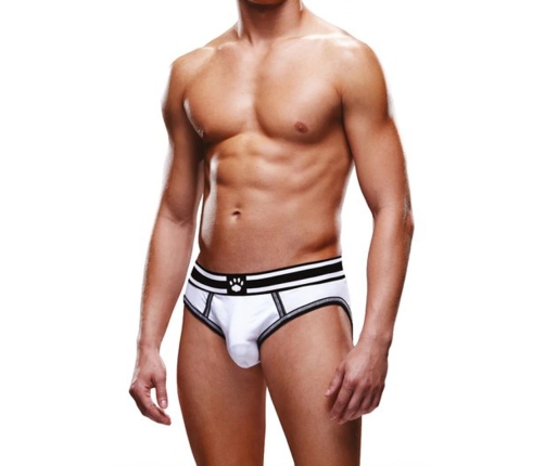 Open Brief - M - White/Black
