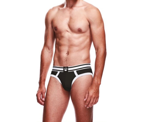 Prowler Brief S Black/White - Modern Two-Tone Underwear, Size S