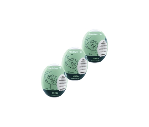 Masturbator Egg Set - Riffle - 3 Pieces