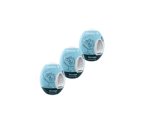 Masturbator Egg Set - Savage