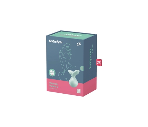 Viva la Vulva 3 - Lay-On Vibrator - Mint