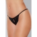 Lace Panty with Open Back and Bow Detail - One Size