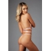 Izabel - Open Teddy with Straps - One Size