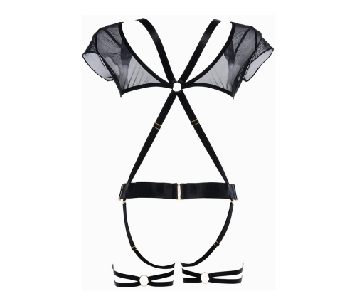 St. Tropez Babe - Suspender - OS - Black