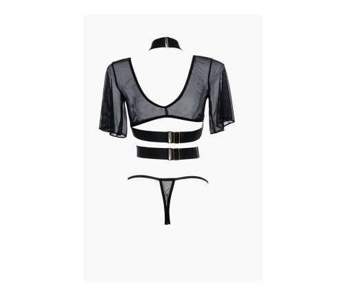 Dreamer - Corset and Tong - OS - Black