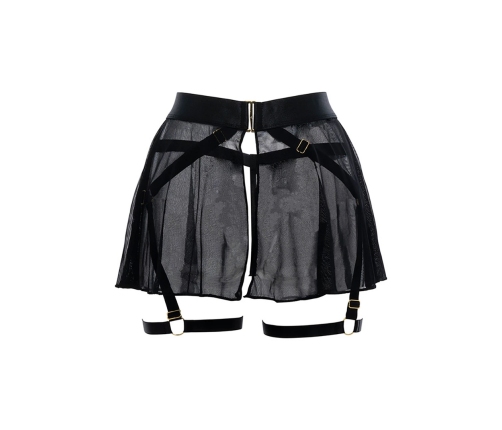 Some Like it Hot - Harness and Skirt - OS - Black