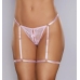 Say it with Garters - Lace Thong - OS - Pink
