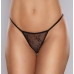Mesh Thong - One Size - Black