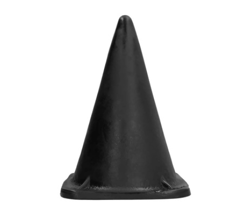 All Black Model 12 Intimate Plug 30 cm - Flexible Black Silicone