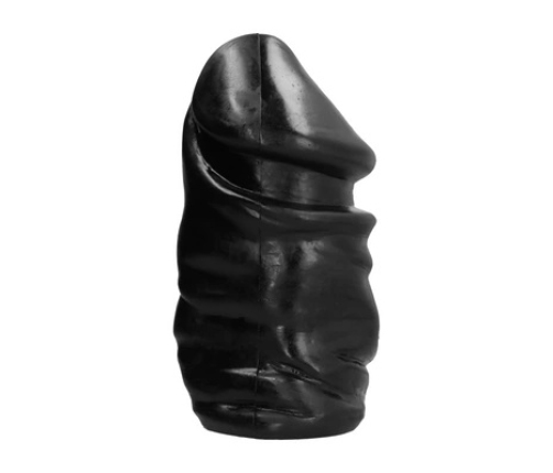 All Black Model 13 Intimate Silicone Toy 33 cm - Smooth Shaft, Black