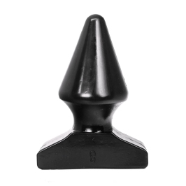 All Black AB41 Tapered Anal Model 17 cm Black Silicone