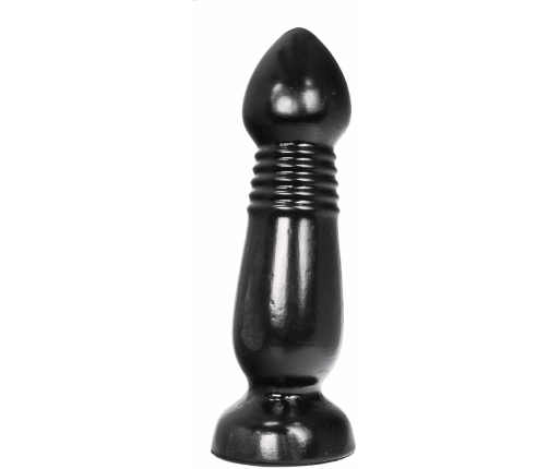 All Black Champagne-Shaped Intimate Plug 27.5 cm Black