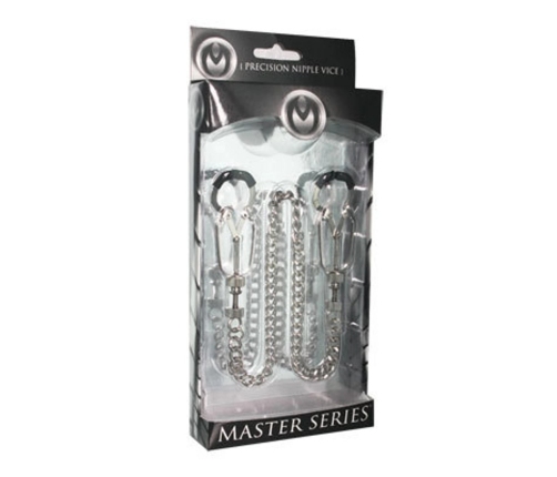 Bauhaus Precision Adjustable Clamp Set with Soft TPR Tips and Chain