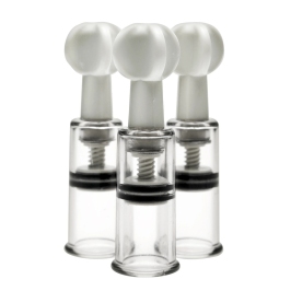 XR Brands Twisted Triplets Compact Suction Cylinder Set Clear ABS XR Brands Twisted Triplets Compact Suction Cylinder Set Clear ABS