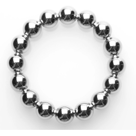 Meridian - Cockring with Beads - M/L