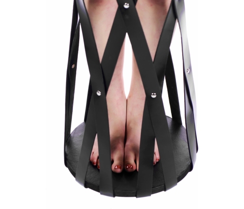 Hanging Leather Strap Cage