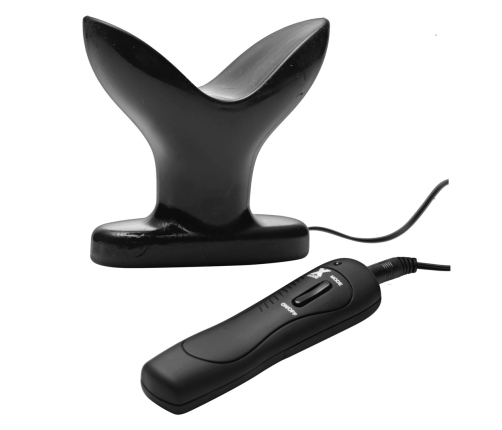 XR Brands Master Series 10-Mode Expanding Plug with Remote Control Black