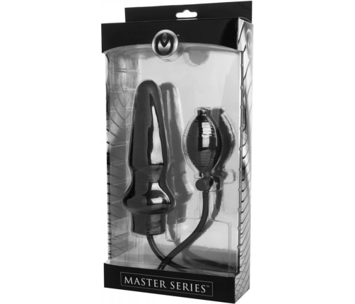 XR Brands Expand XL Inflatable Intimate Plug - Adjustable Size, Black