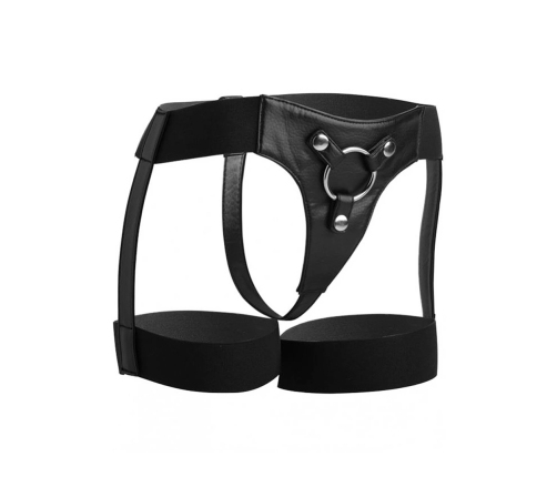 Bardot - Elastic Strap-On Harness with Thigh Straps
