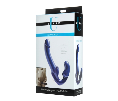 Revolver II Vibrating Strapless Strap On Dildo