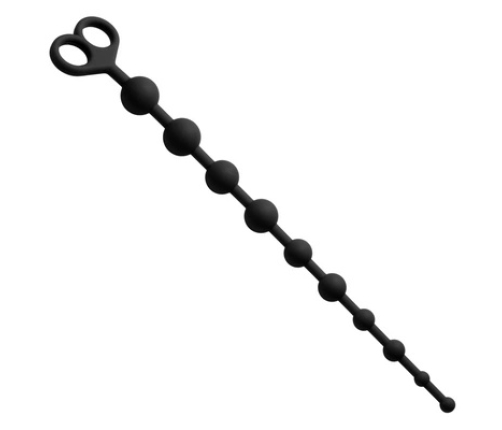 XR Brands Captivate Me 10 Silicone Beads Flexible Long Design