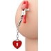 Charmed Heart Padlock - Nipple Clamps