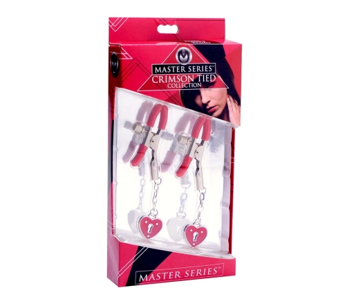 Charmed Heart Padlock - Nipple Clamps
