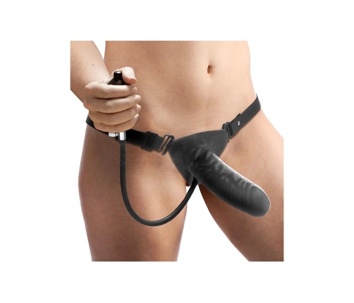 XR Brands Expander Adjustable Inflatable Intimate Harness Black