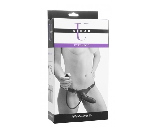 XR Brands Expander Adjustable Inflatable Intimate Harness Black