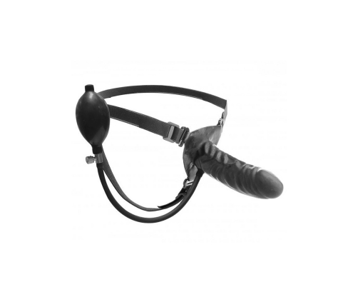 XR Brands Expander Adjustable Inflatable Intimate Harness Black