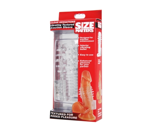 Vibrating Textured Erection Sleeve