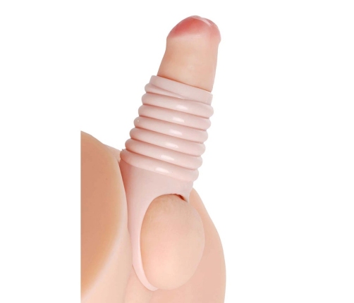 Really Spacious Ribbed Penis Enlargement Sleeve