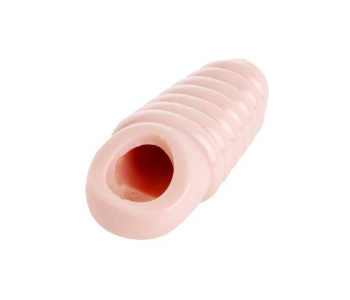 Really Spacious Ribbed Penis Enlargement Sleeve