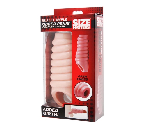 Really Spacious Ribbed Penis Enlargement Sleeve