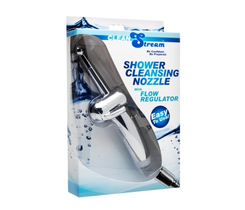 Shower Cleaning Nozzle with Flow Controller
