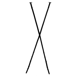 XR Brands Subtrap Adjustable Over-the-Door Restraint Set Black