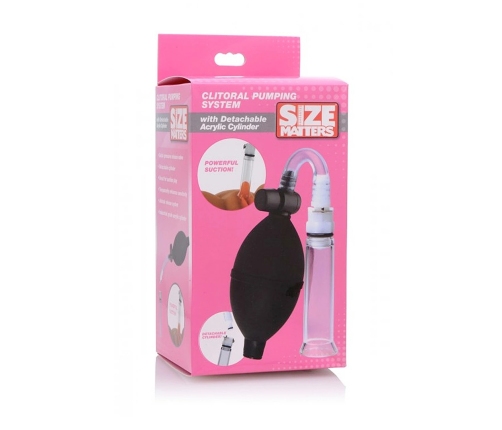 Size Matters - Clitoral Pump System with Detachable Acrylic Cylinder