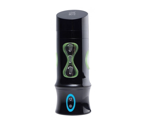 XR Brands Beat It Rechargeable Rotating Stimulation Device Black