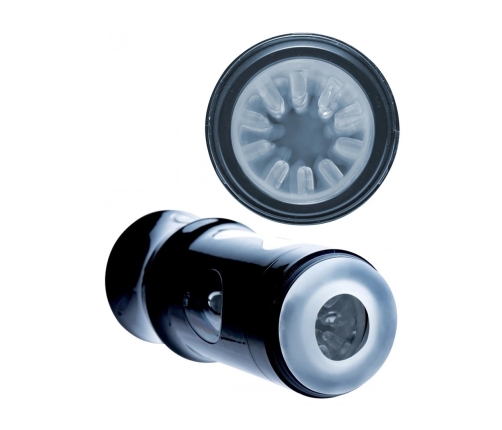 XR Brands Beat It Rechargeable Rotating Stimulation Device Black